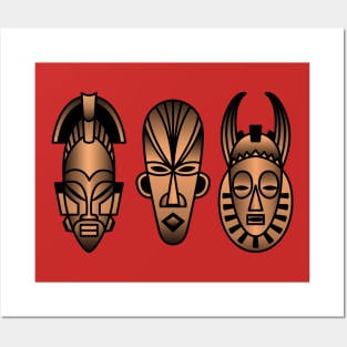 African Masks Posters and Art